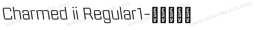 Charmed ii Regular1字体转换